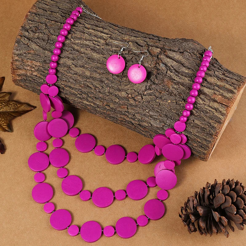Nairobi Nights Set (necklace and earrings set) - 6 colors - hello baabs 