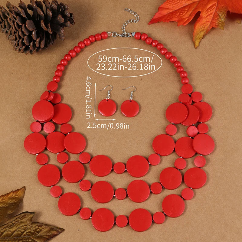 Nairobi Nights Set (necklace and earrings set) - 6 colors - hello baabs 