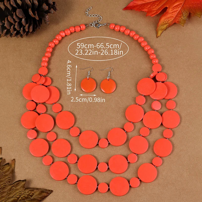 Nairobi Nights Set (necklace and earrings set) - 6 colors - hello baabs 