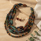 Nature’s Charm Multi-Layer Necklace & Earrings Set - 2 variants - Hello Baabs