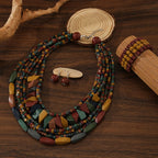 Nature’s Charm Multi-Layer Necklace & Earrings Set - 2 variants - hello baabs 