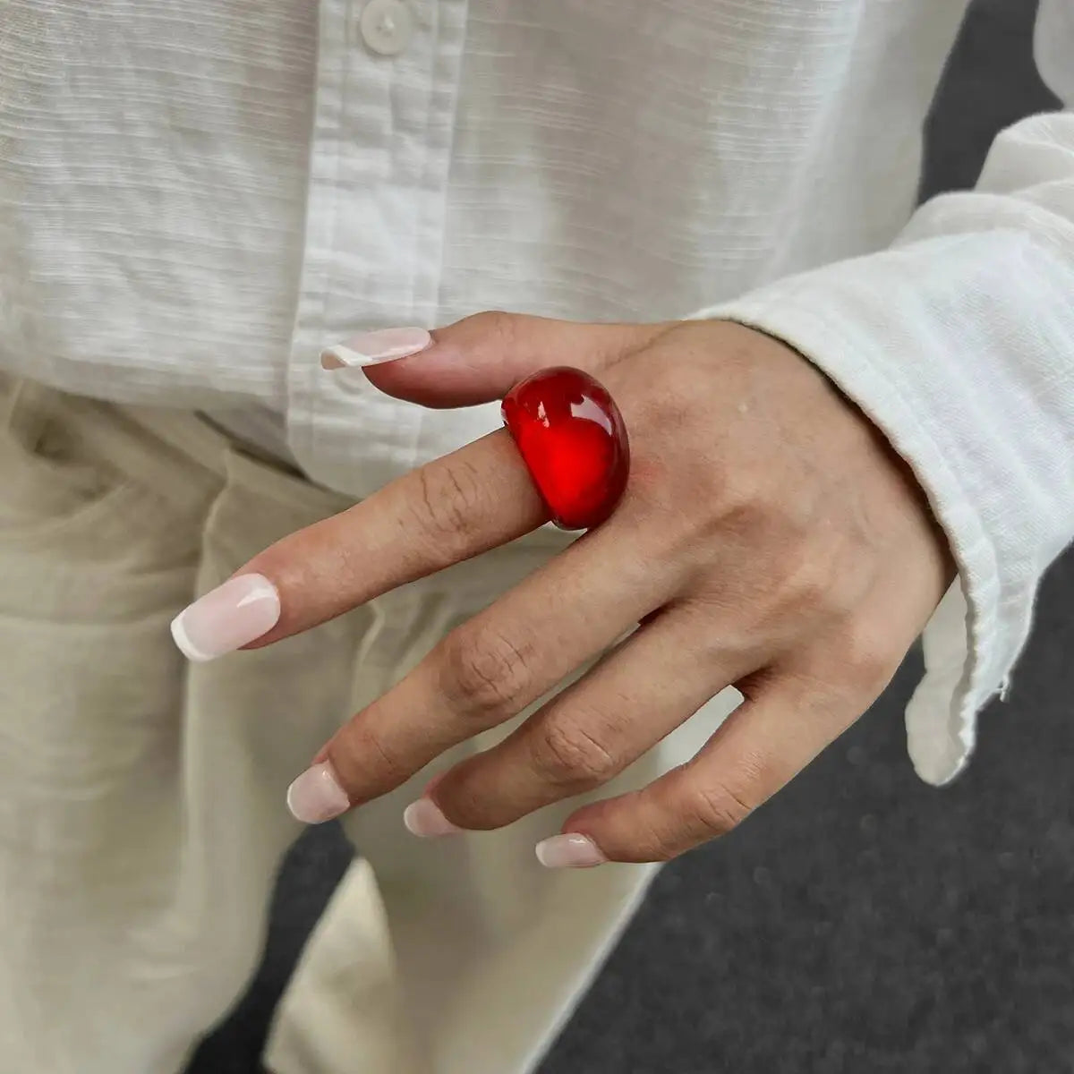 NeoGlow Rings (size 7.5) - 5 colors - Hello Baabs LLC 