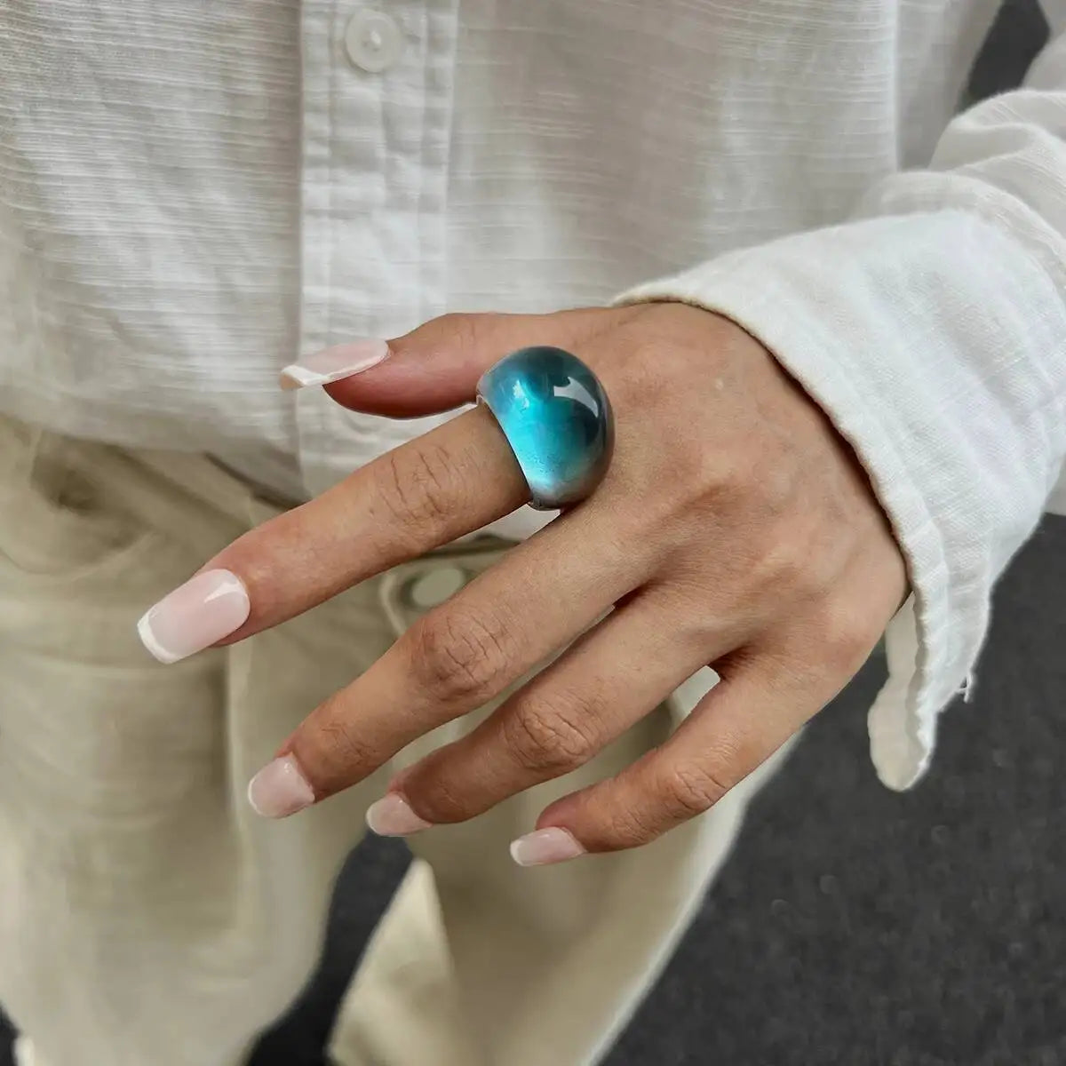 NeoGlow Rings (size 7.5) - 5 colors - Hello Baabs LLC 