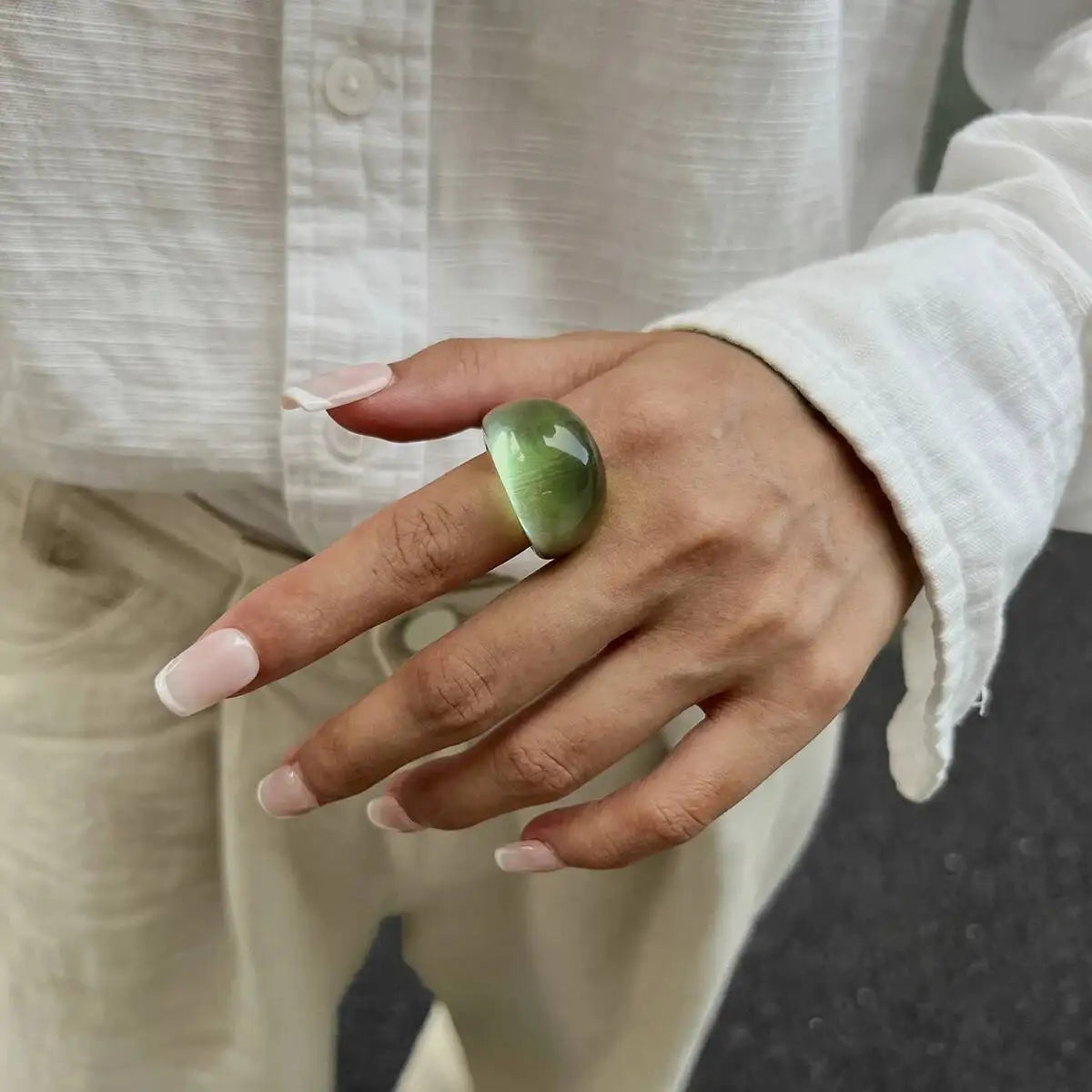 NeoGlow Rings (size 7.5) - 5 colors - Hello Baabs LLC 
