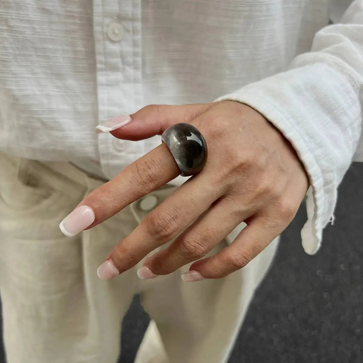 NeoGlow Rings (size 7.5) - 5 colors - Hello Baabs LLC 