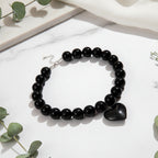 Noir Amour Necklace - Hello Baabs