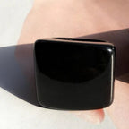 Noir Block Ring (size 8.5) - hello baabs 