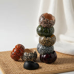 Noir Prowl Leopard Stretch Bracelet - 7 colors - Hello Baabs LLC 