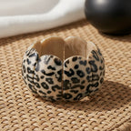 Noir Prowl Leopard Stretch Bracelet - 7 colors - Hello Baabs LLC 