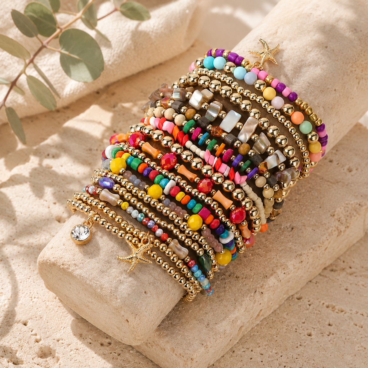 Nomad Waves 18pc Bracelet Set - Hello Baabs