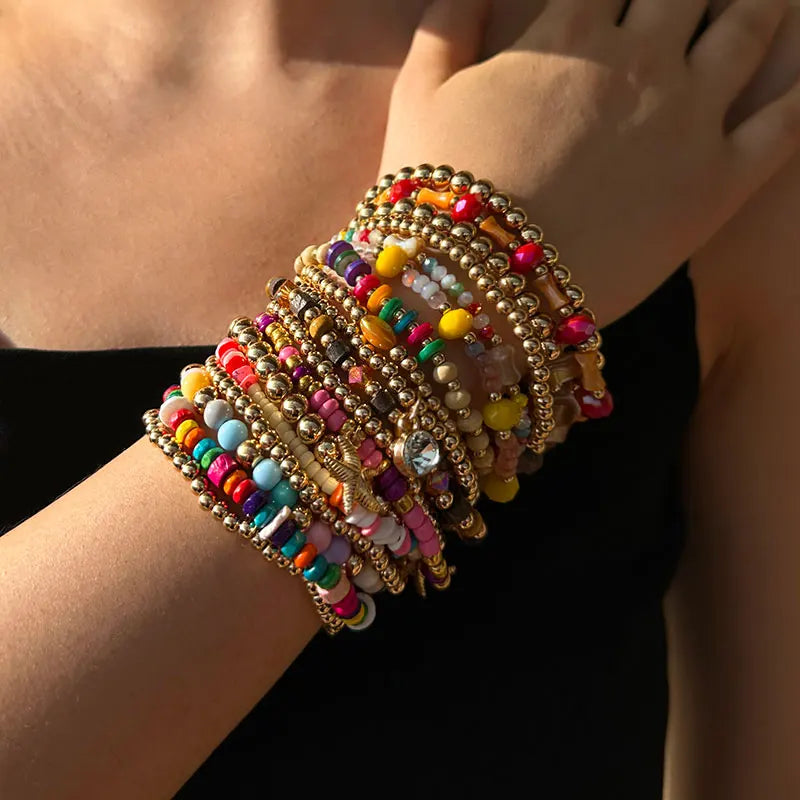 Nomad Waves 18pc Bracelet Set - Hello Baabs LLC 