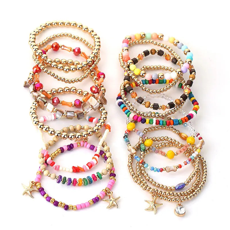 Nomad Waves 18pc Bracelet Set - Hello Baabs LLC 