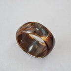 Obsidian Wave Bangle SMALL (2.48" diameter) - 5 colors - Hello Baabs LLC 