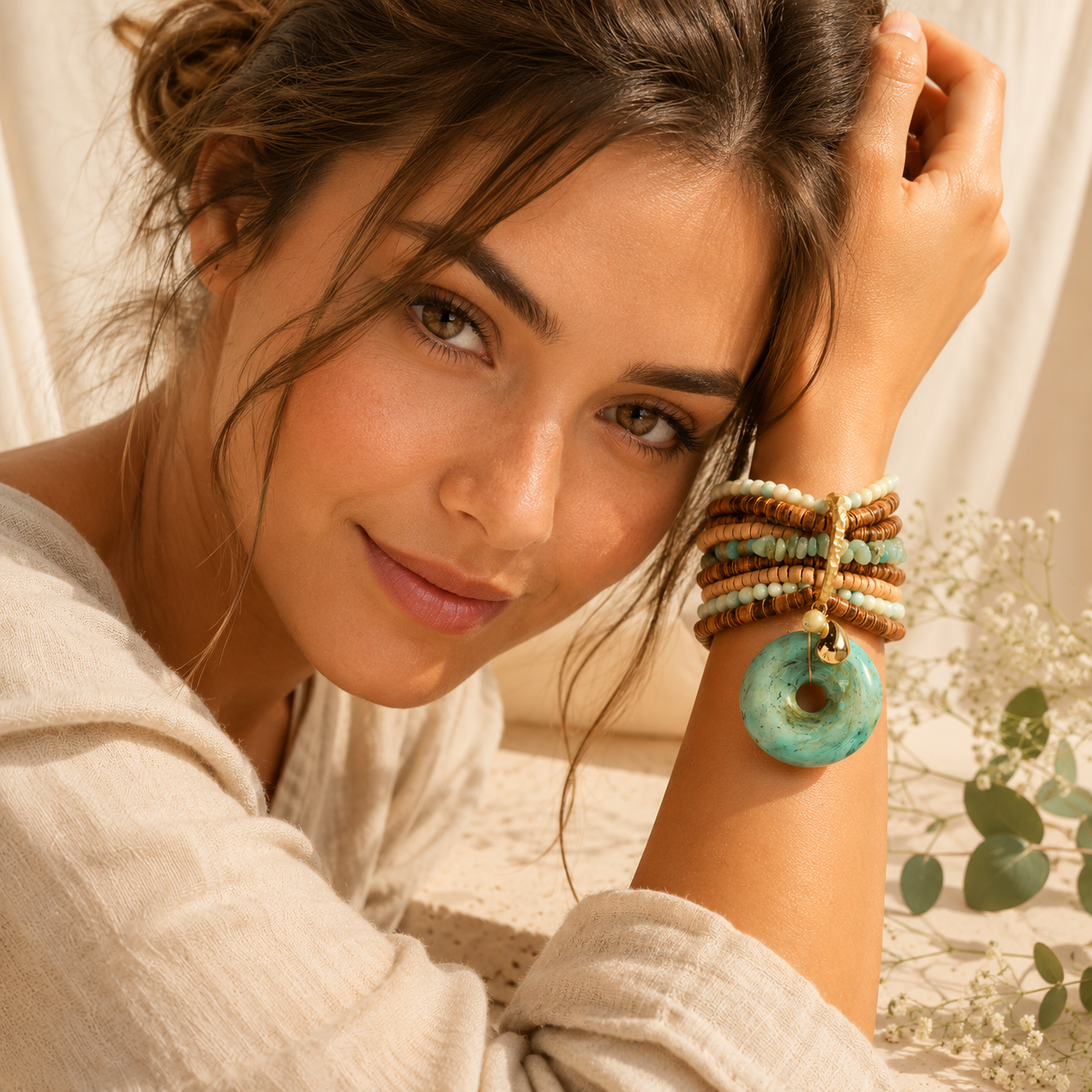 Ocean Market Stack Bracelet - Hello Baabs