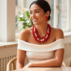 Ocean Muse Layered Necklace & Earrings Set - 2 colors - Hello Baabs
