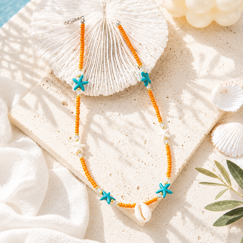 Ocean Whimsy Necklace - 4 colors - Hello Baabs