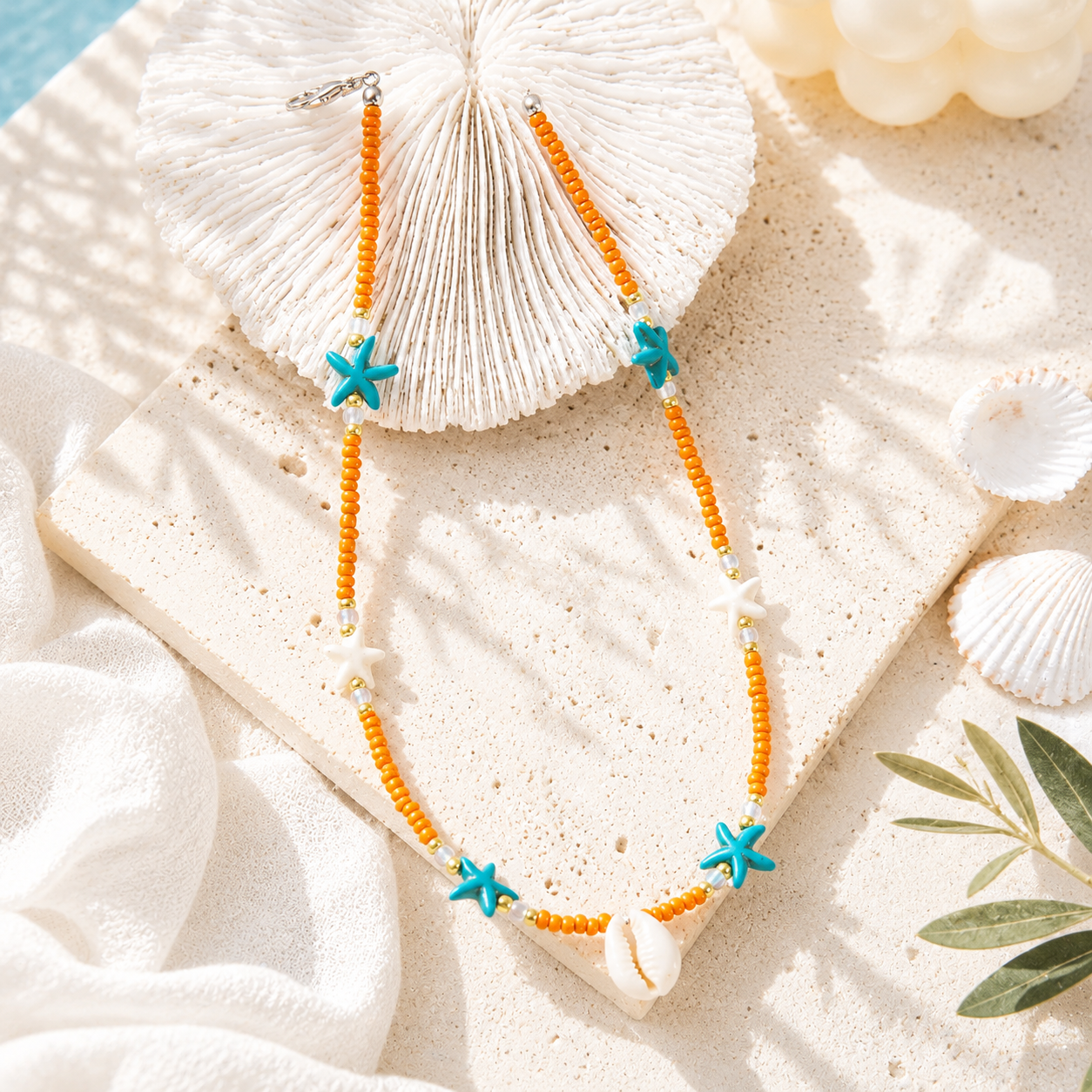 Ocean Whimsy Necklace - 4 colors - Hello Baabs