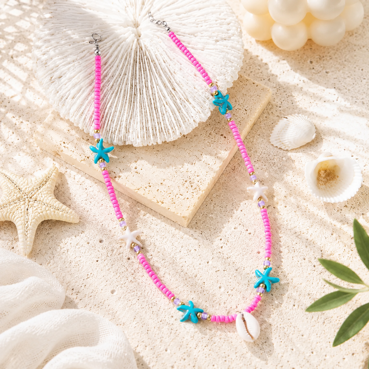 Ocean Whimsy Necklace - 4 colors - Hello Baabs
