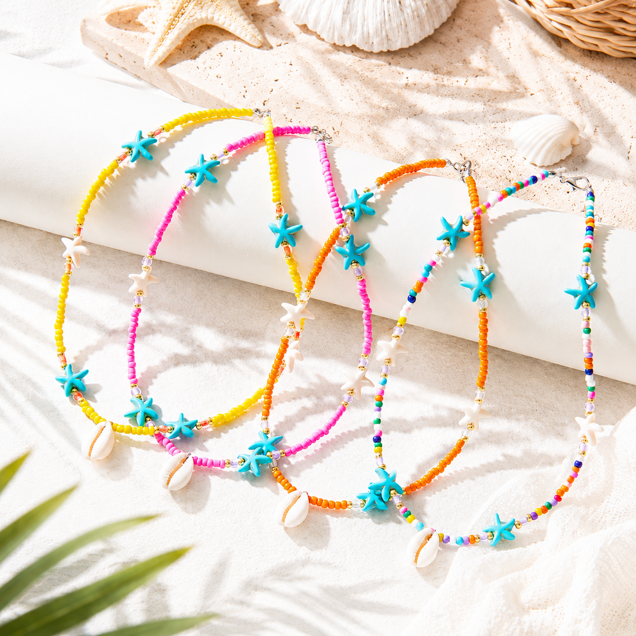 Ocean Whimsy Necklace - 4 colors - Hello Baabs