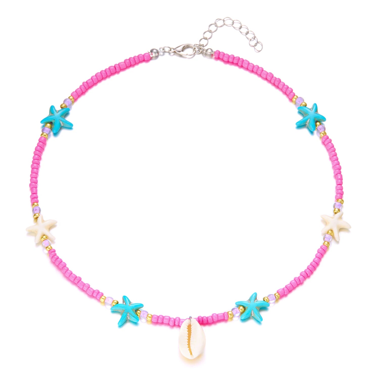 Ocean Whimsy Necklace - 4 colors - Hello Baabs LLC 