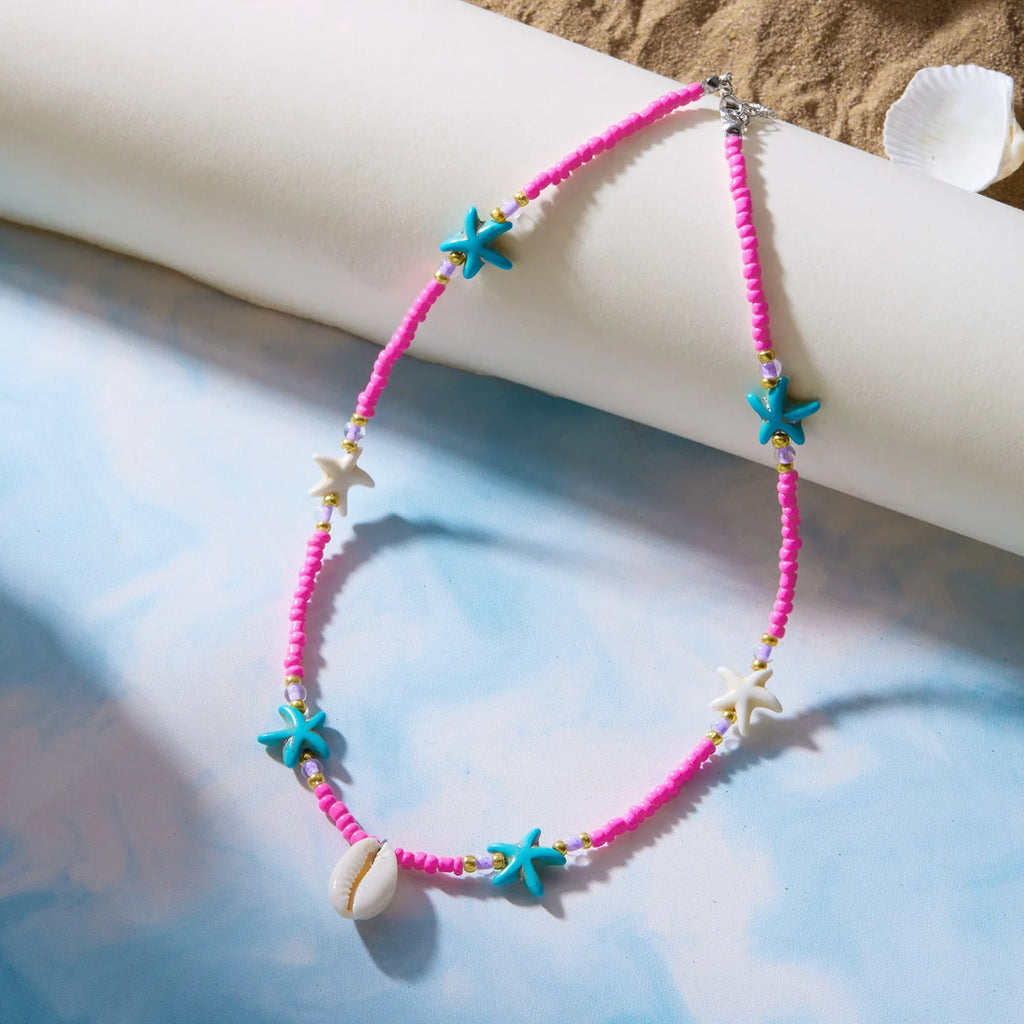 Ocean Whimsy Necklace - 4 colors - Hello Baabs LLC 
