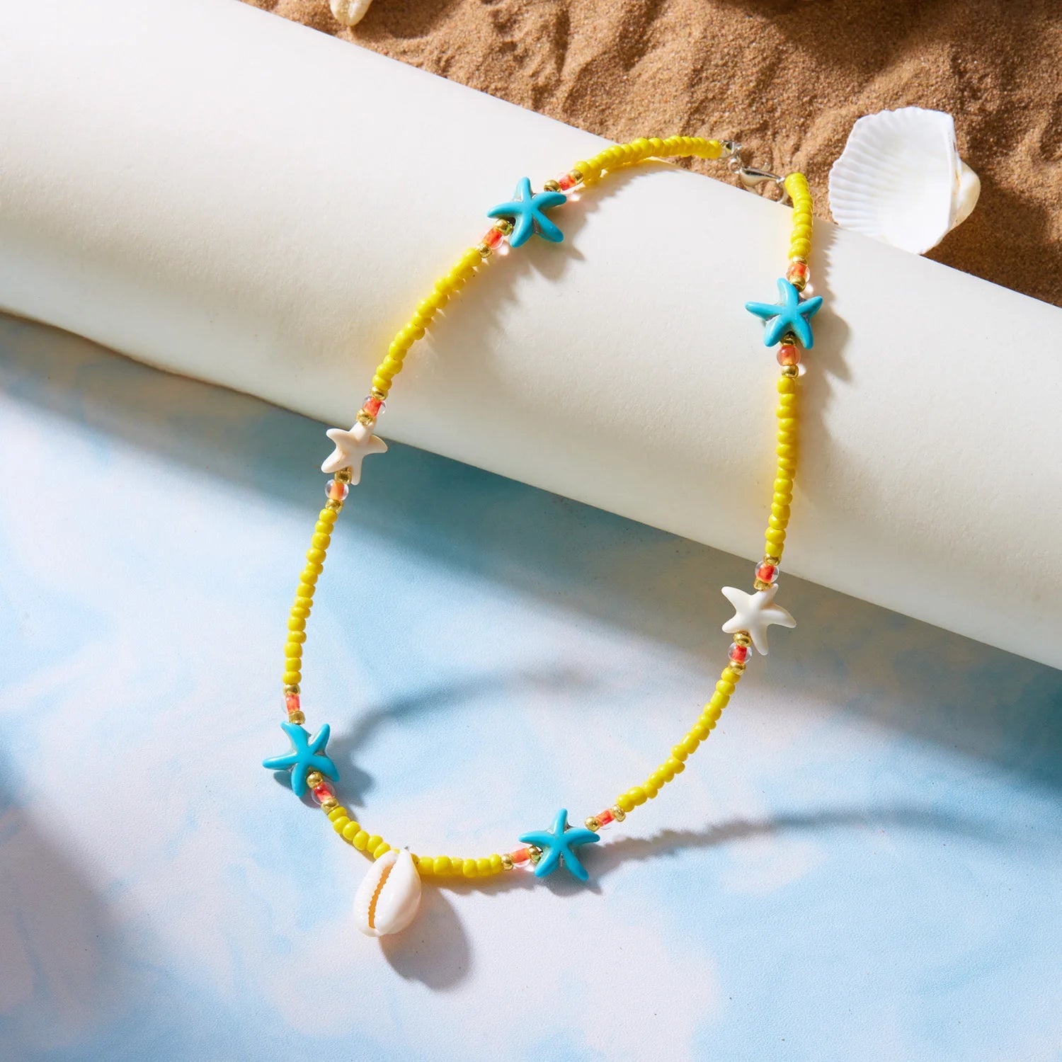 Ocean Whimsy Necklace - 4 colors - Hello Baabs LLC 