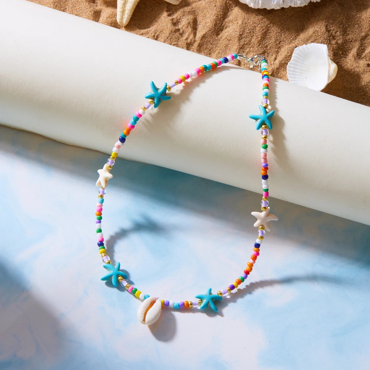 Ocean Whimsy Necklace - 4 colors - Hello Baabs LLC 