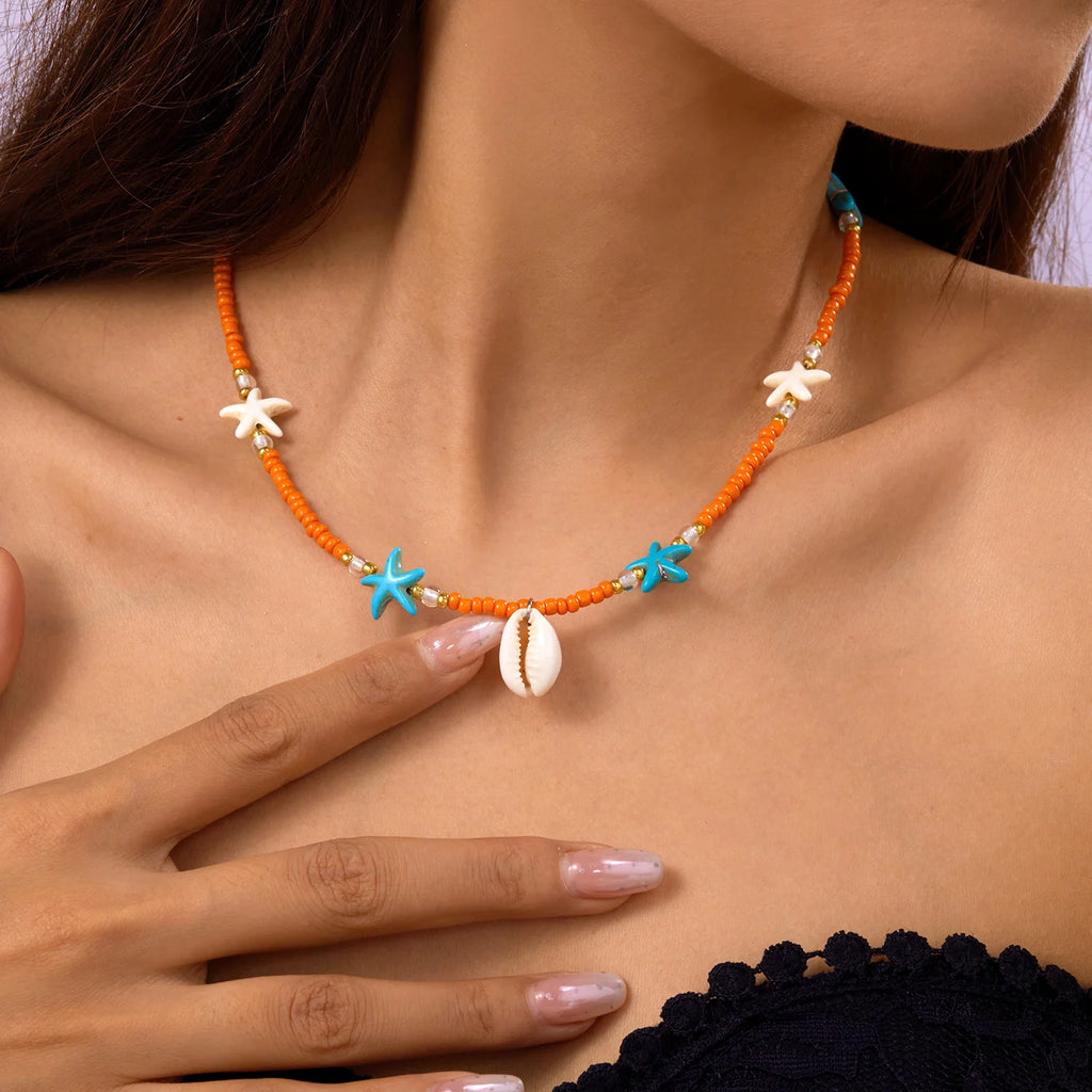Ocean Whimsy Necklace - 4 colors - Hello Baabs LLC 