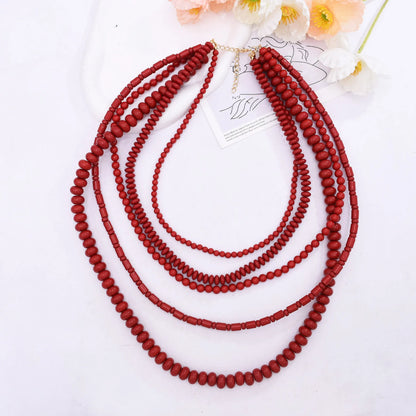 Opulence Unearthed Necklace Red