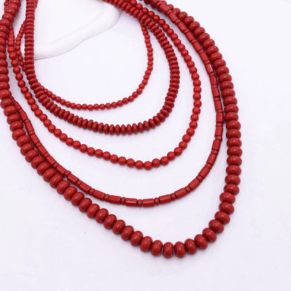 Opulence Unearthed Necklace Red