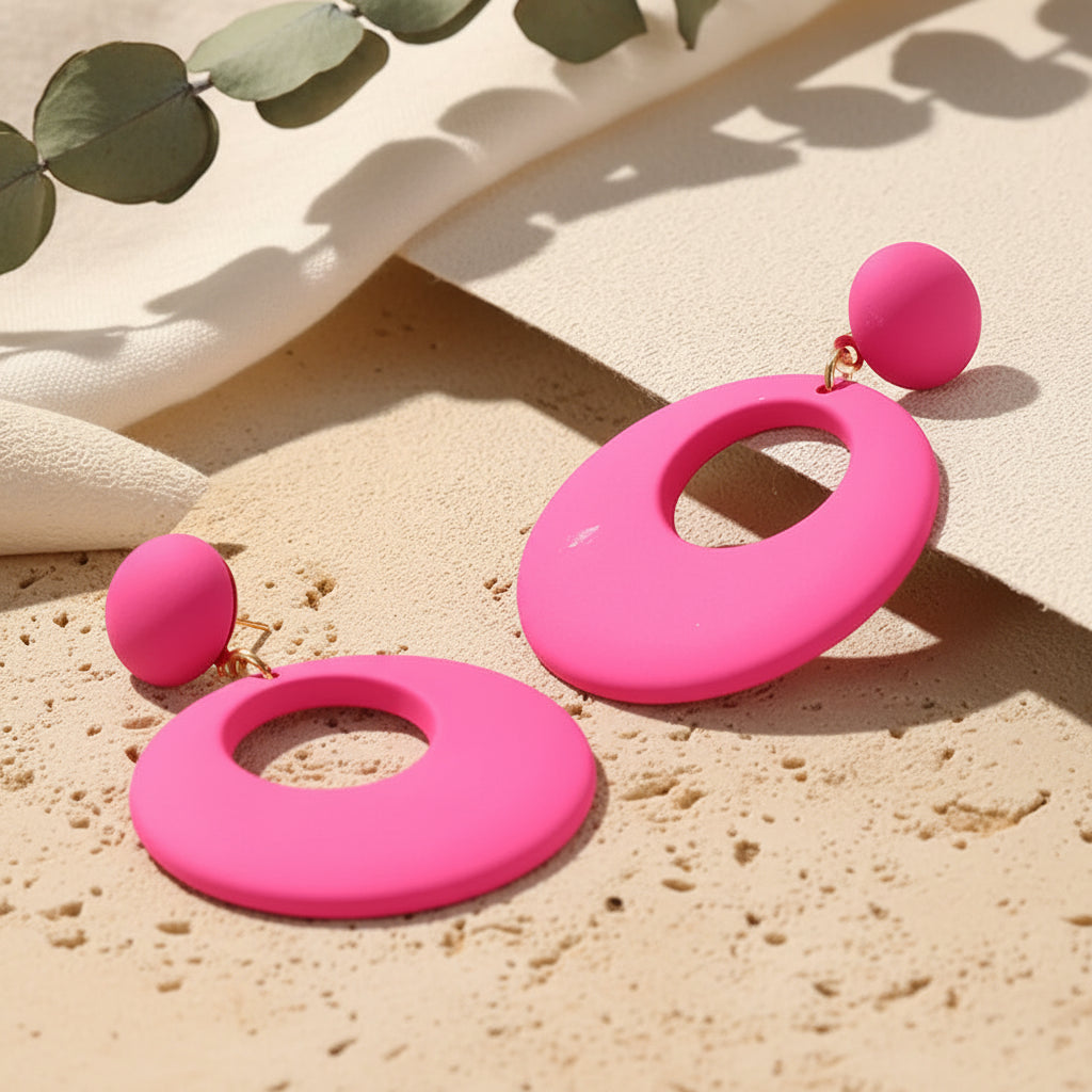 Orbit Drop Earrings - 10 color variants - Hello Baabs