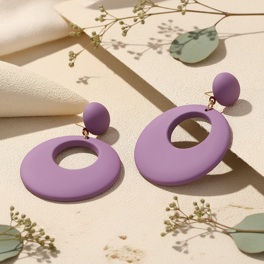 Orbit Drop Earrings - 10 color variants - Hello Baabs