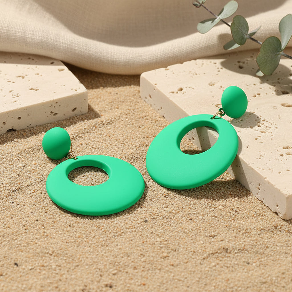 Orbit Drop Earrings - 10 color variants - Hello Baabs