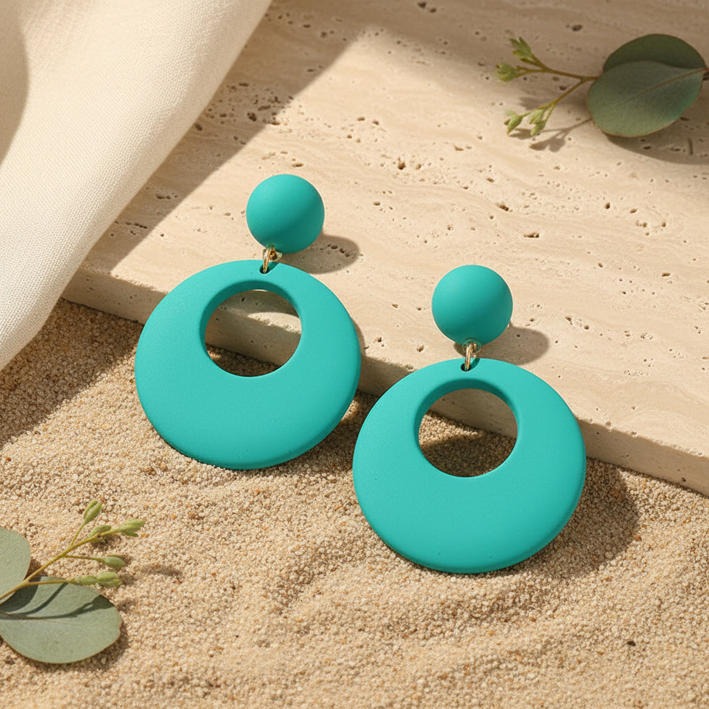 Orbit Drop Earrings - 10 color variants - Hello Baabs