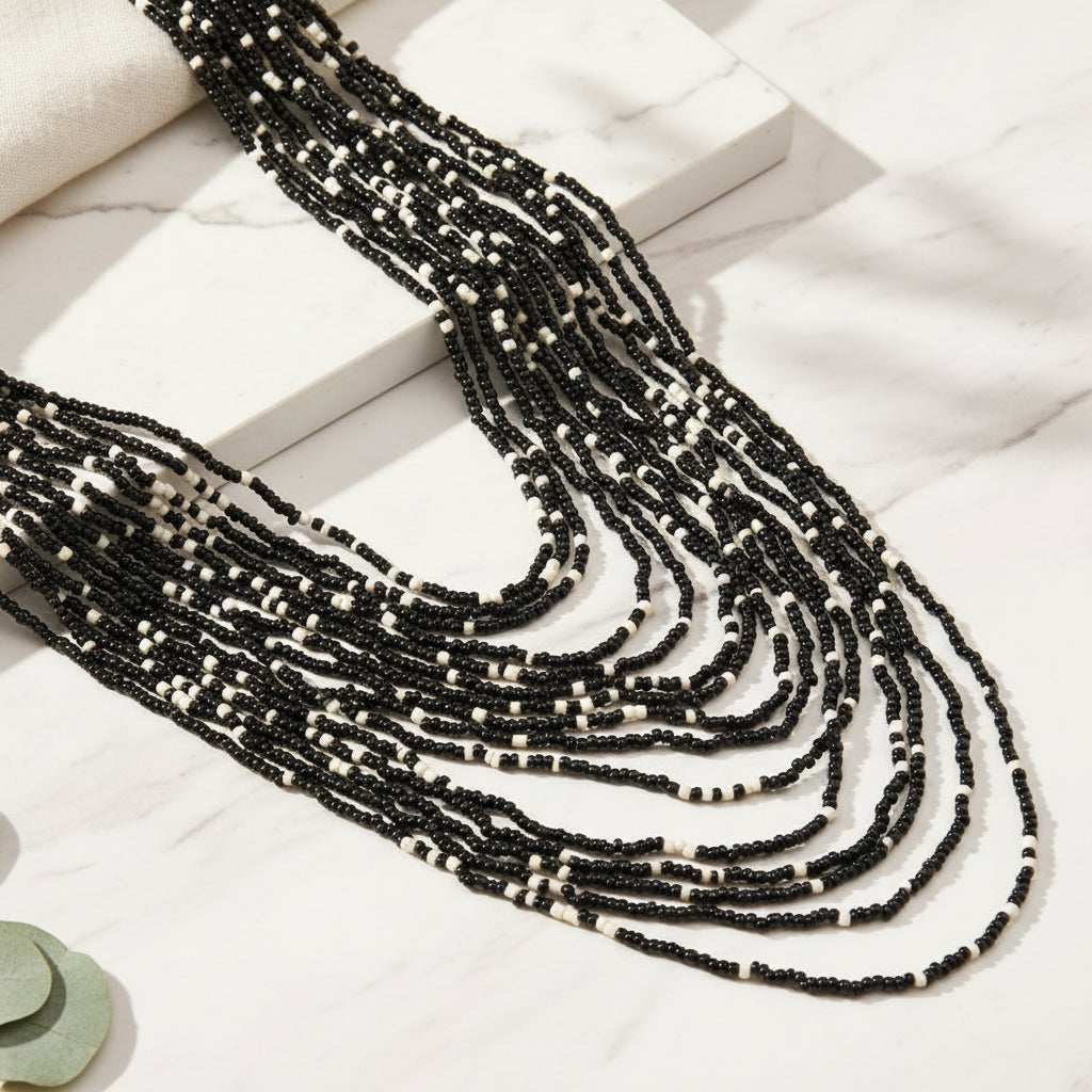 Painted Horizon Necklace - 4 colors - Hello Baabs
