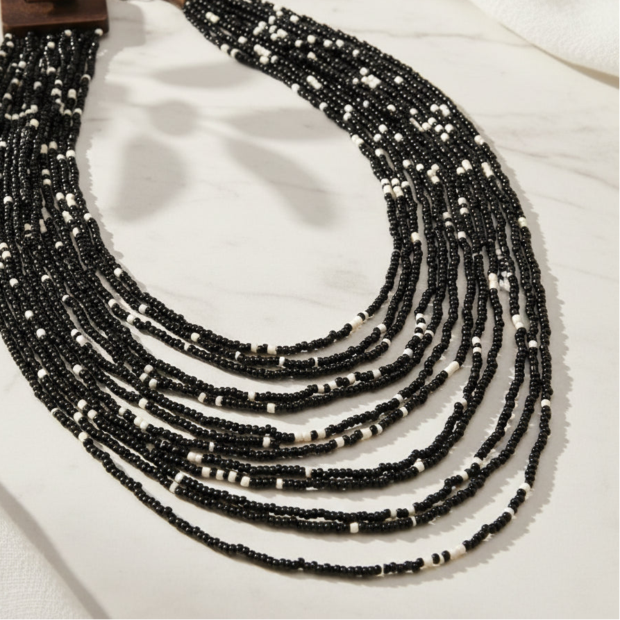 Painted Horizon Necklace - 4 colors - Hello Baabs