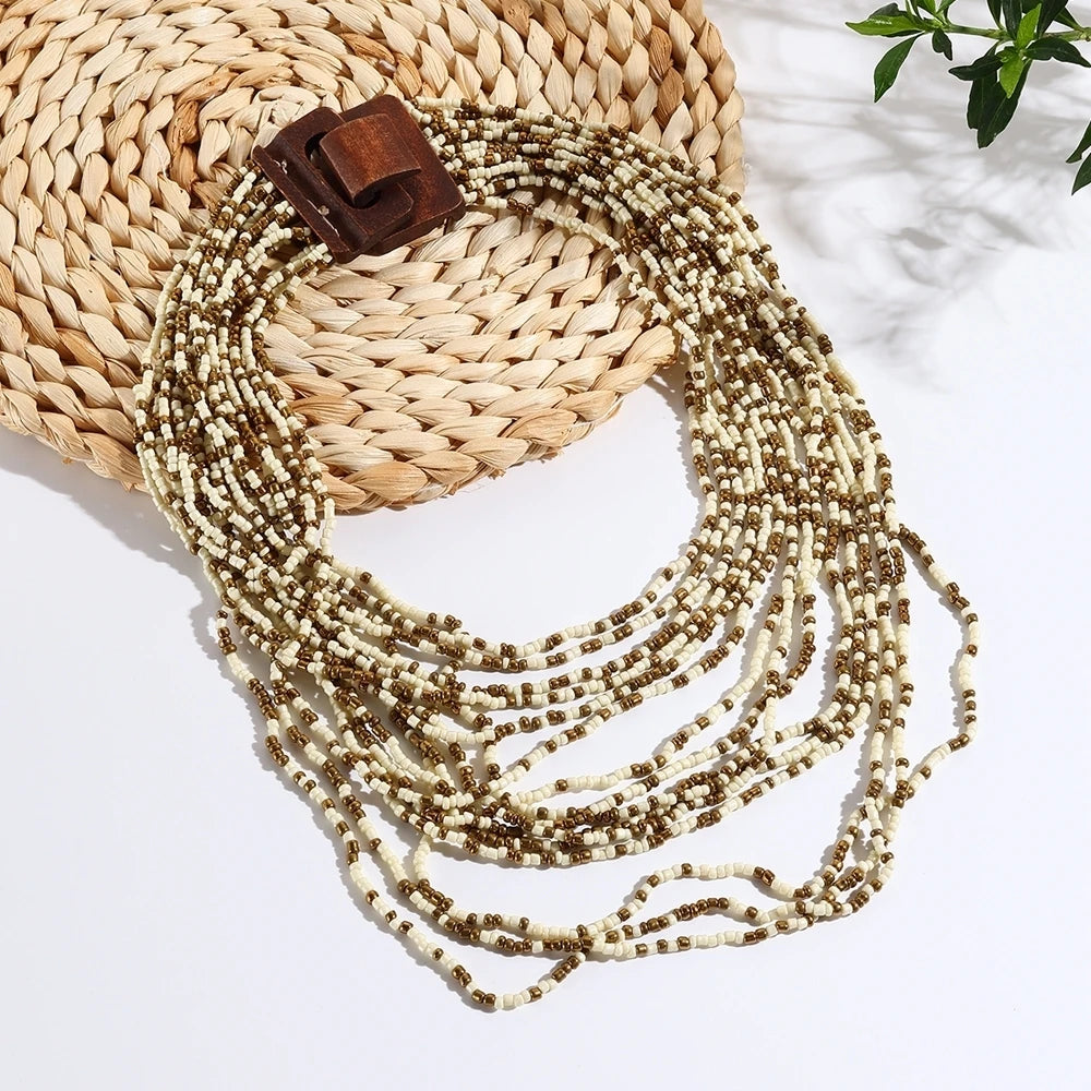 Painted Horizon Necklace - 4 colors - Hello Baabs