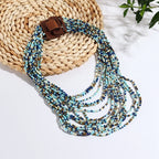 Painted Horizon Necklace - 4 colors - Hello Baabs