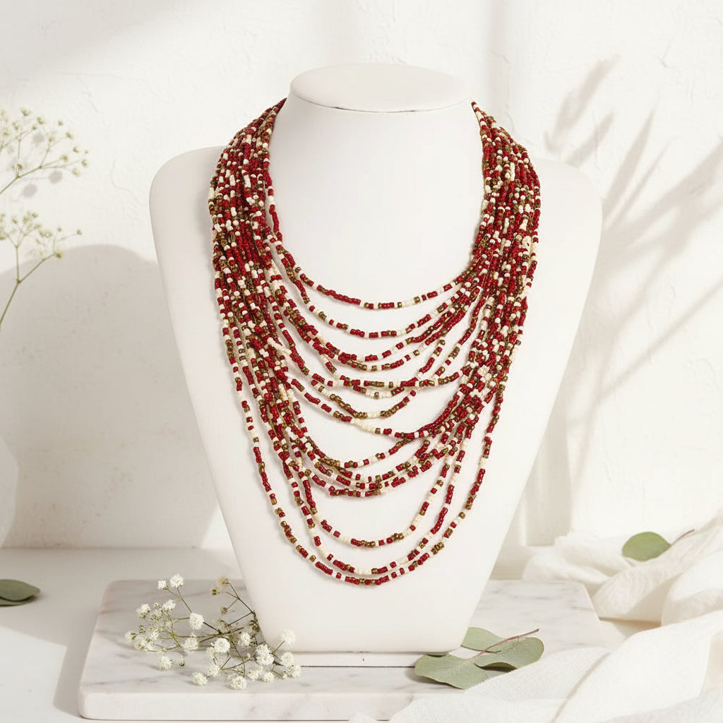 Painted Horizon Necklace - 4 colors - Hello Baabs
