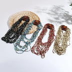 Painted Horizon Necklace - 4 colors - hello baabs 