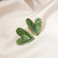 Painted Pulse Heart Studs - 5 colors - Hello Baabs