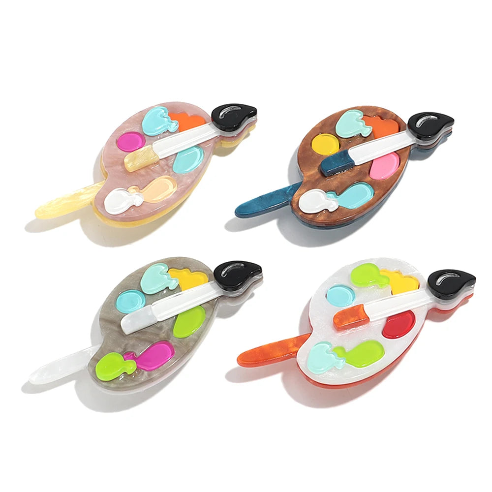 Palette Play Brooch - 4 colors - Hello Baabs LLC 