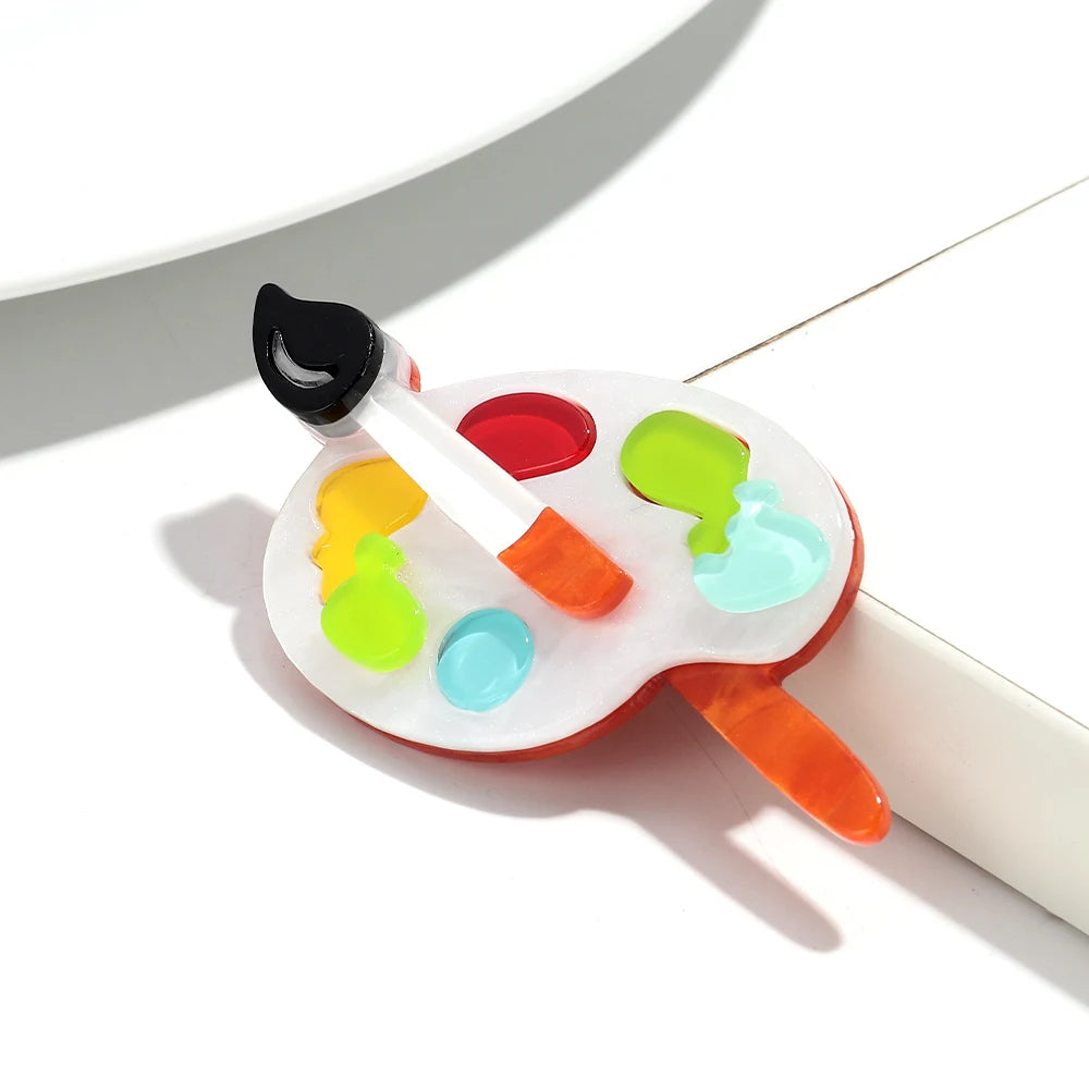 Palette Play Brooch - 4 colors - Hello Baabs LLC 