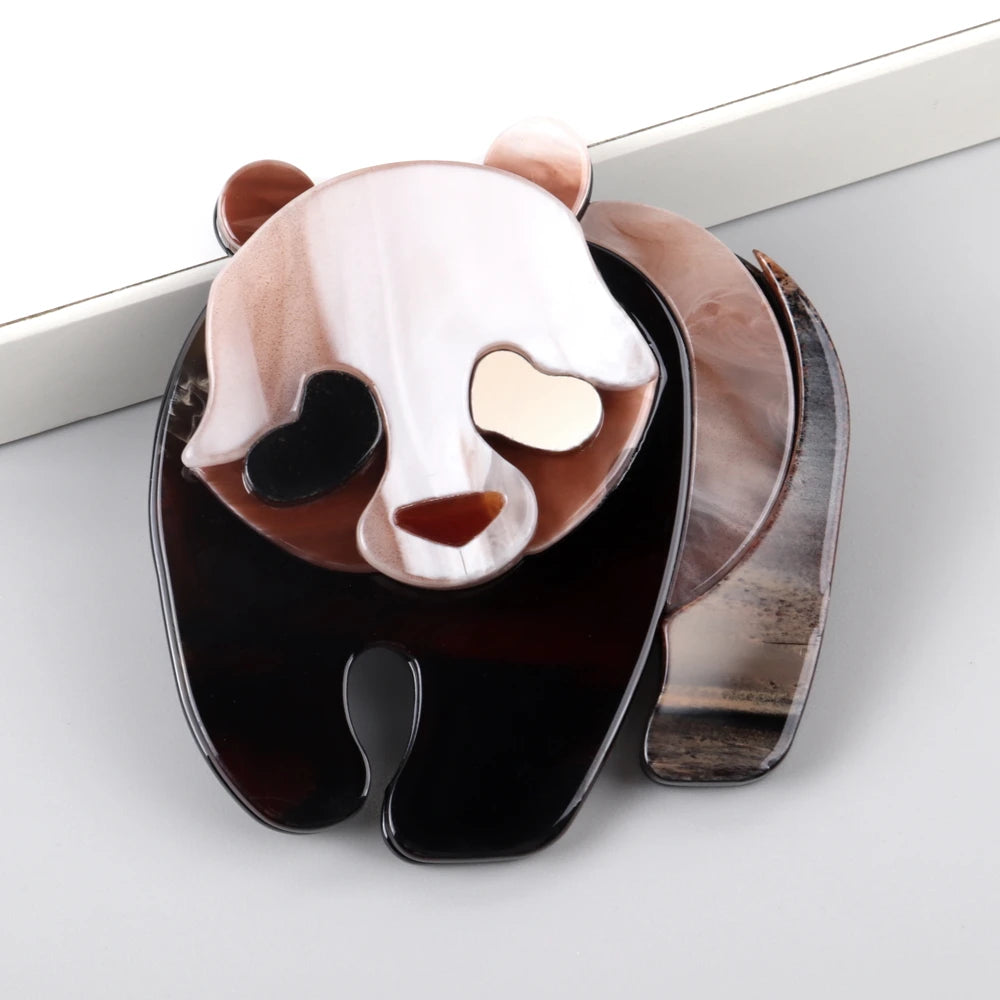 Panda Parade Pin - 5 colors - hello baabs 