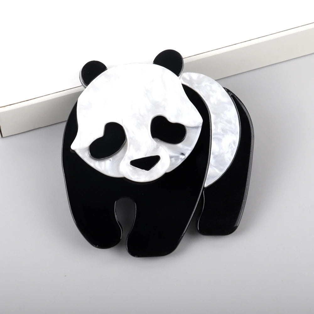 Panda Parade Pin - 5 colors - hello baabs 