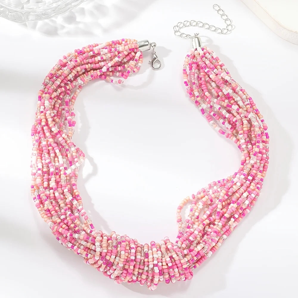 Party Bead Necklace - 6 colors - Hello Baabs