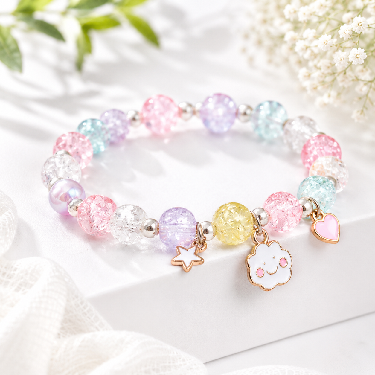 Pastel Treats Charm Bracelet - 11 variants - Hello Baabs