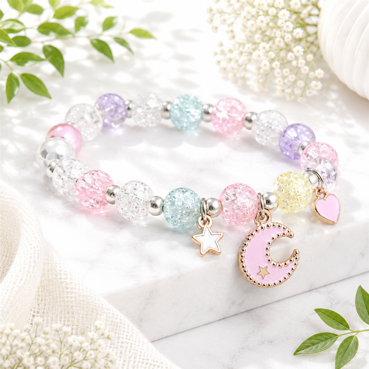Pastel Treats Charm Bracelet - 11 variants - Hello Baabs