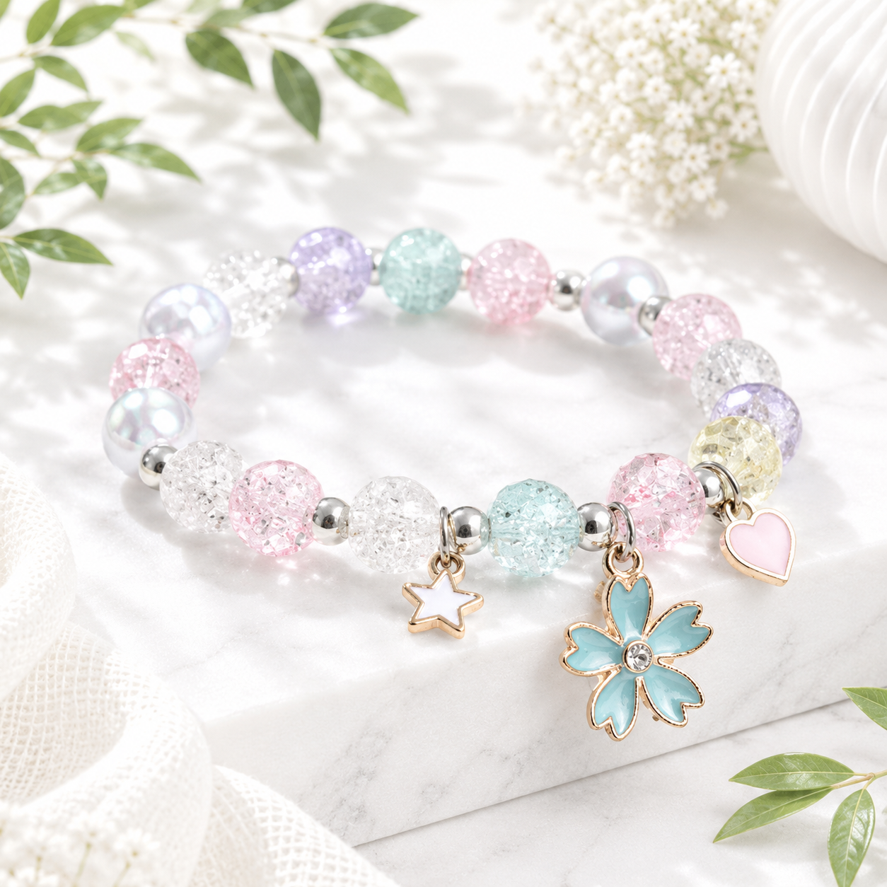 Pastel Treats Charm Bracelet - 11 variants - Hello Baabs