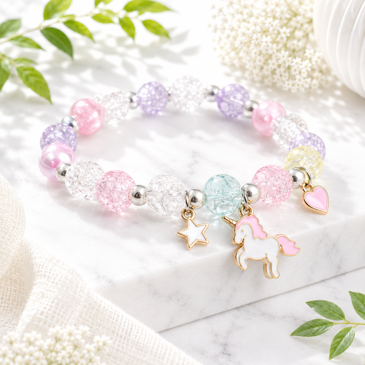 Pastel Treats Charm Bracelet - 11 variants - Hello Baabs